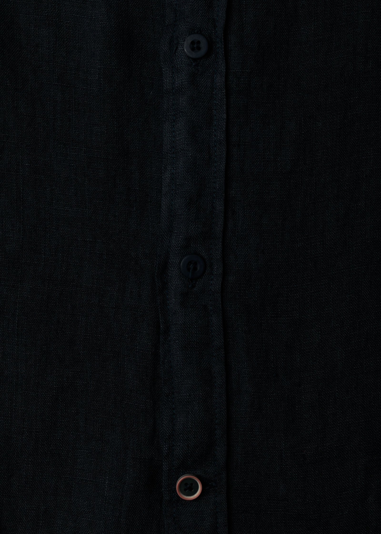 LINEN SHIRT WITH MANGO COLLAR