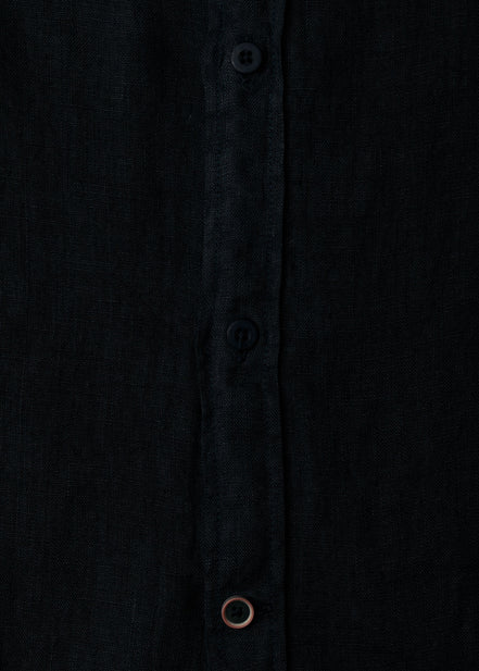 LINEN SHIRT WITH MANGO COLLAR