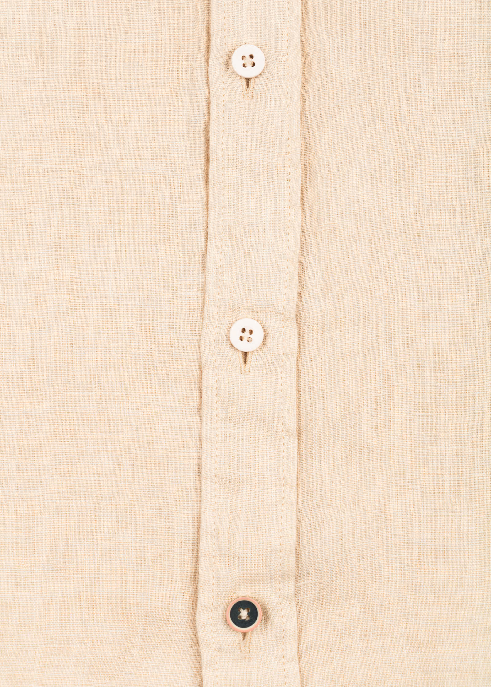 LINEN SHIRT WITH MANGO COLLAR