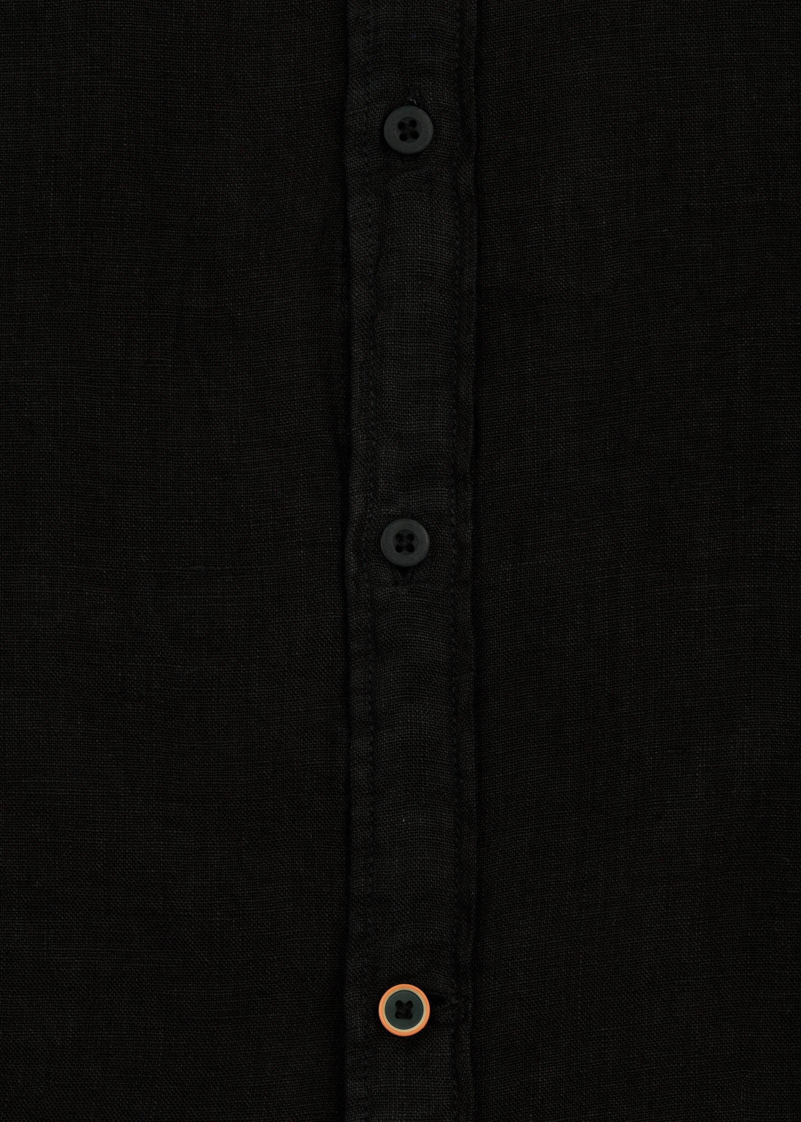 LINEN SHIRT WITH MANGO COLLAR