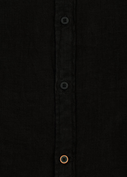 LINEN SHIRT WITH MANGO COLLAR