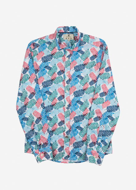 M/L PRINTED VOILÈ SHIRT