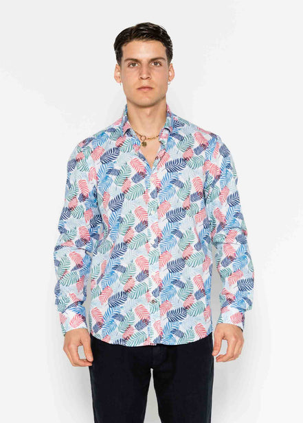 M/L PRINTED VOILÈ SHIRT