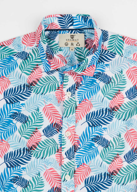 M/L PRINTED VOILÈ SHIRT