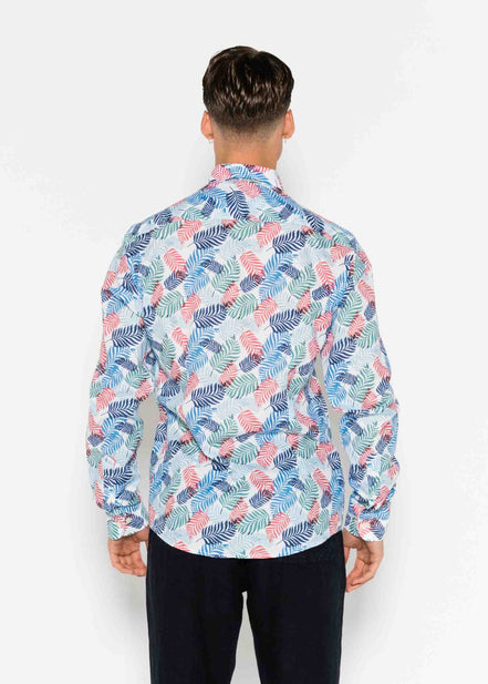 M/L PRINTED VOILÈ SHIRT