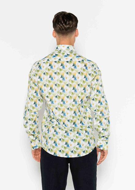 M/L PRINTED VOILÈ SHIRT