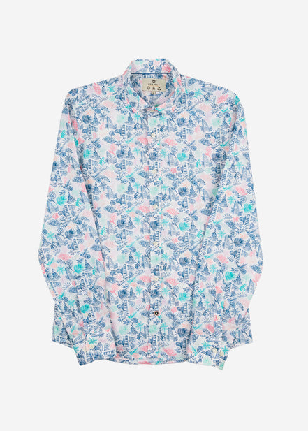 COASTAL VOILÈ PRINTED SHIRT M/L