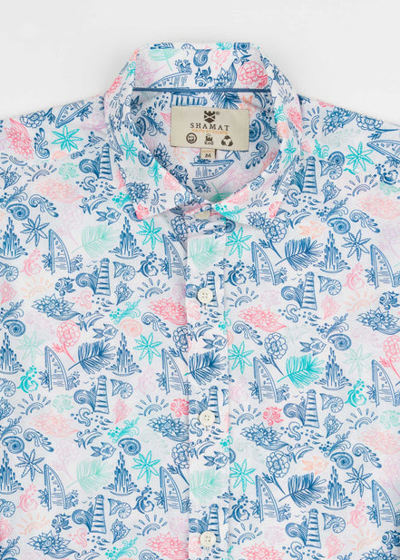 COASTAL VOILÈ PRINTED SHIRT M/L
