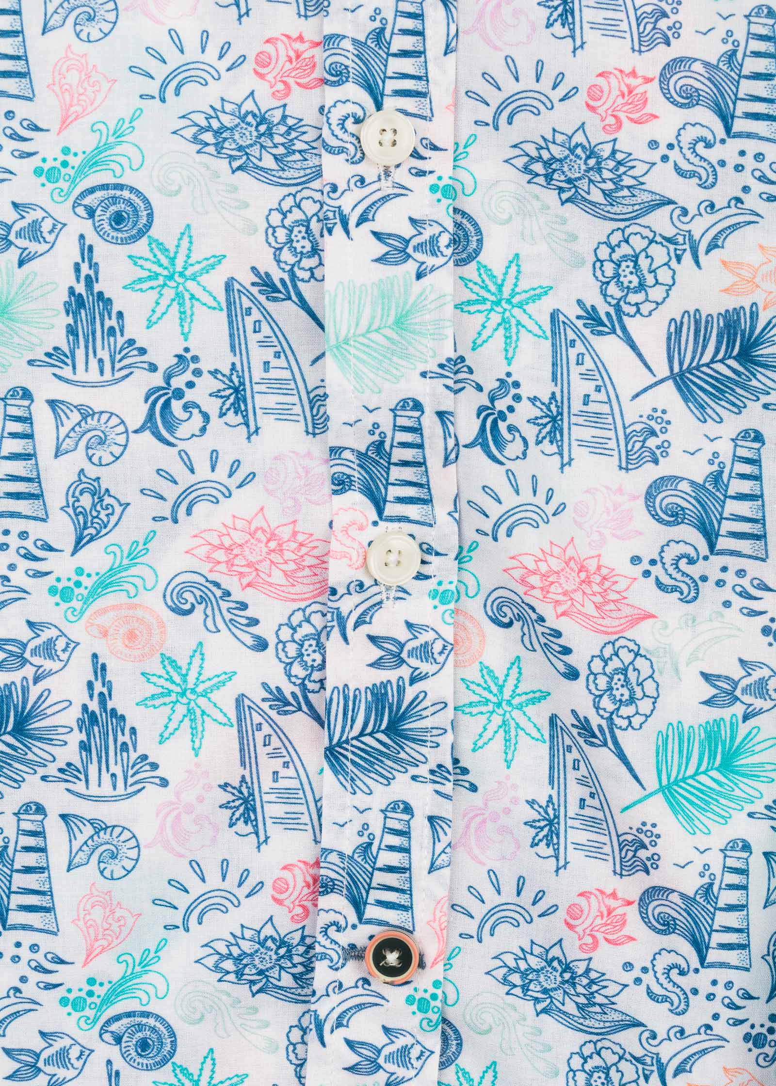 COASTAL VOILÈ PRINTED SHIRT M/L