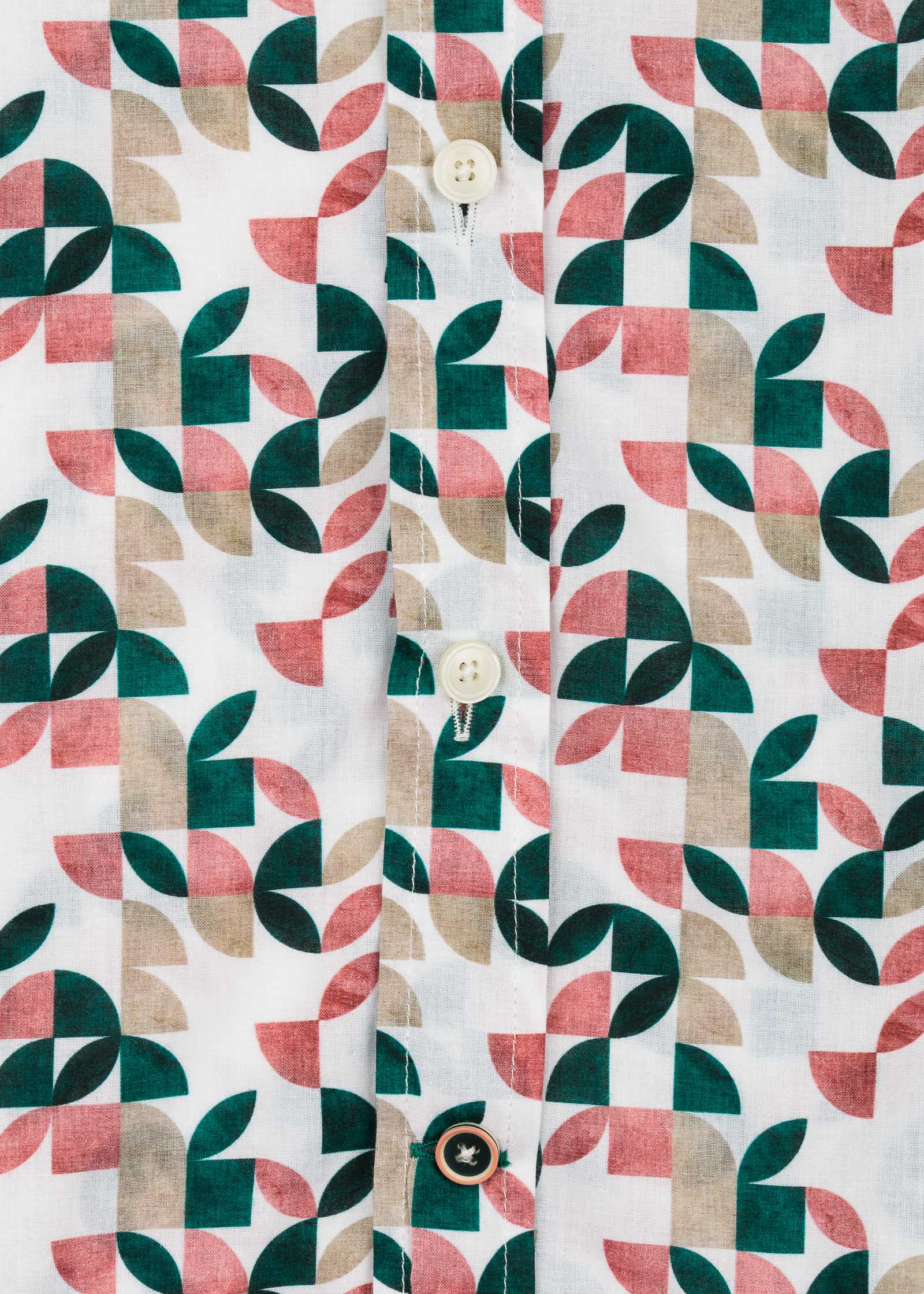 VOILÈ GEOMETRIC PRINTED SHIRT M/L