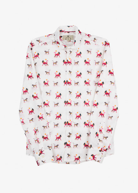 BABOON VOILÈ PRINTED SHIRT M/L
