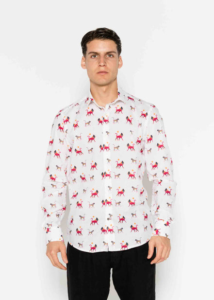 BABOON VOILÈ PRINTED SHIRT M/L