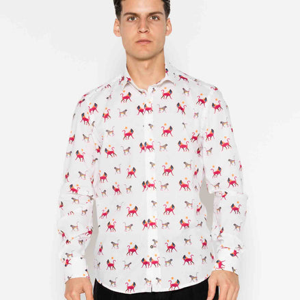 BABOON VOILÈ PRINTED SHIRT M/L