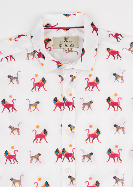 BABOON VOILÈ PRINTED SHIRT M/L