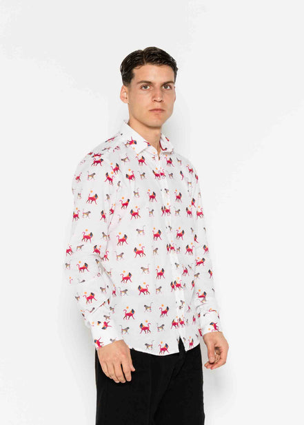 BABOON VOILÈ PRINTED SHIRT M/L
