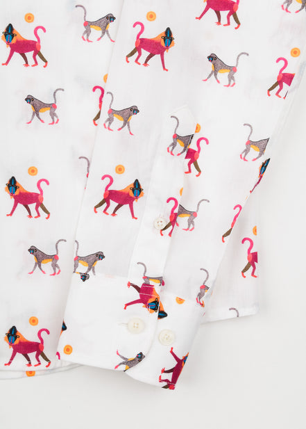 BABOON VOILÈ PRINTED SHIRT M/L