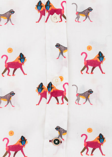BABOON VOILÈ PRINTED SHIRT M/L