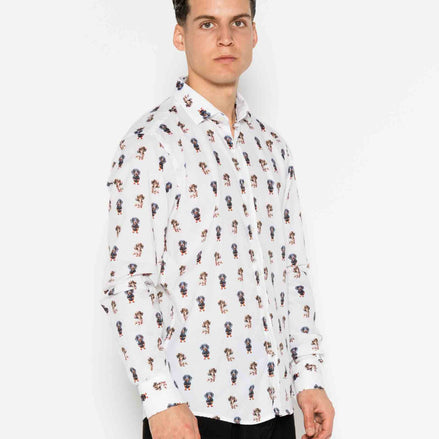DACHSHUND VOILÈ PRINTED SHIRT M/L
