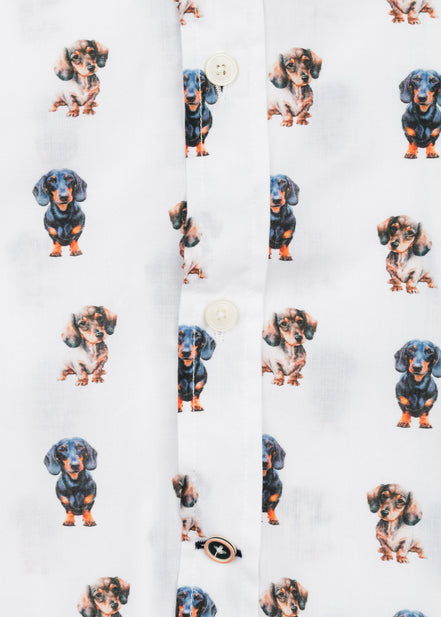 DACHSHUND VOILÈ PRINTED SHIRT M/L