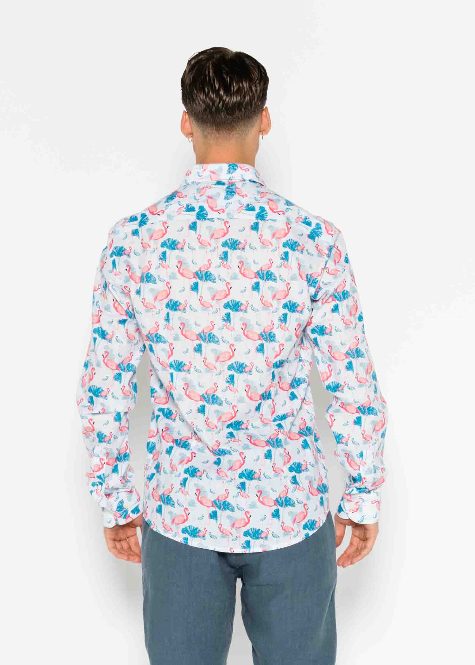 CAMISOLA ESTAMPADA FLAMINGO VOILÈ M/G