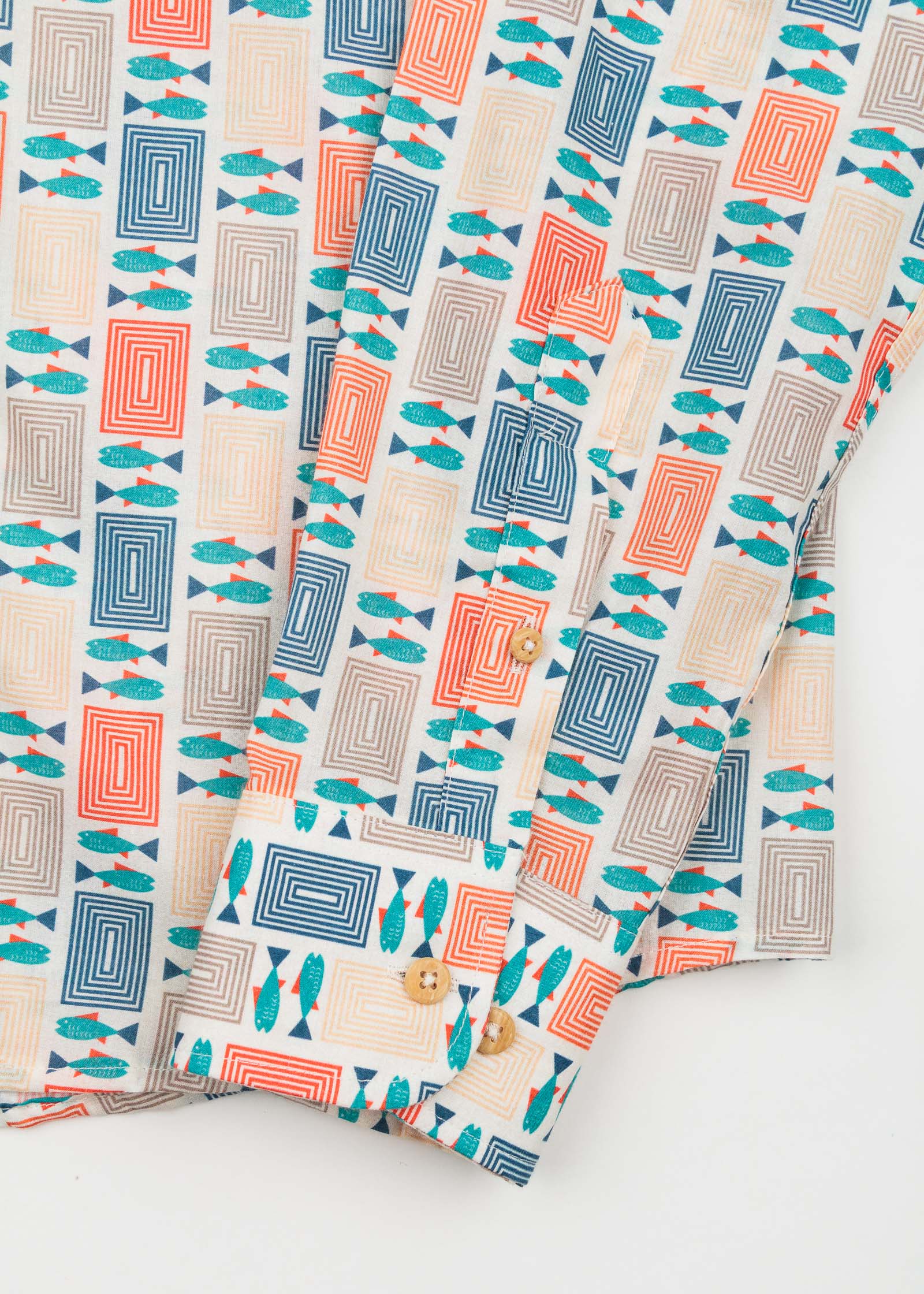 ATLANTIC VOILÈ PRINTED M/L SHIRT
