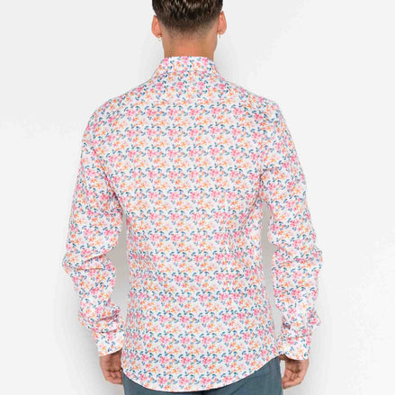 M/L PRINTED LINEN SHIRT
