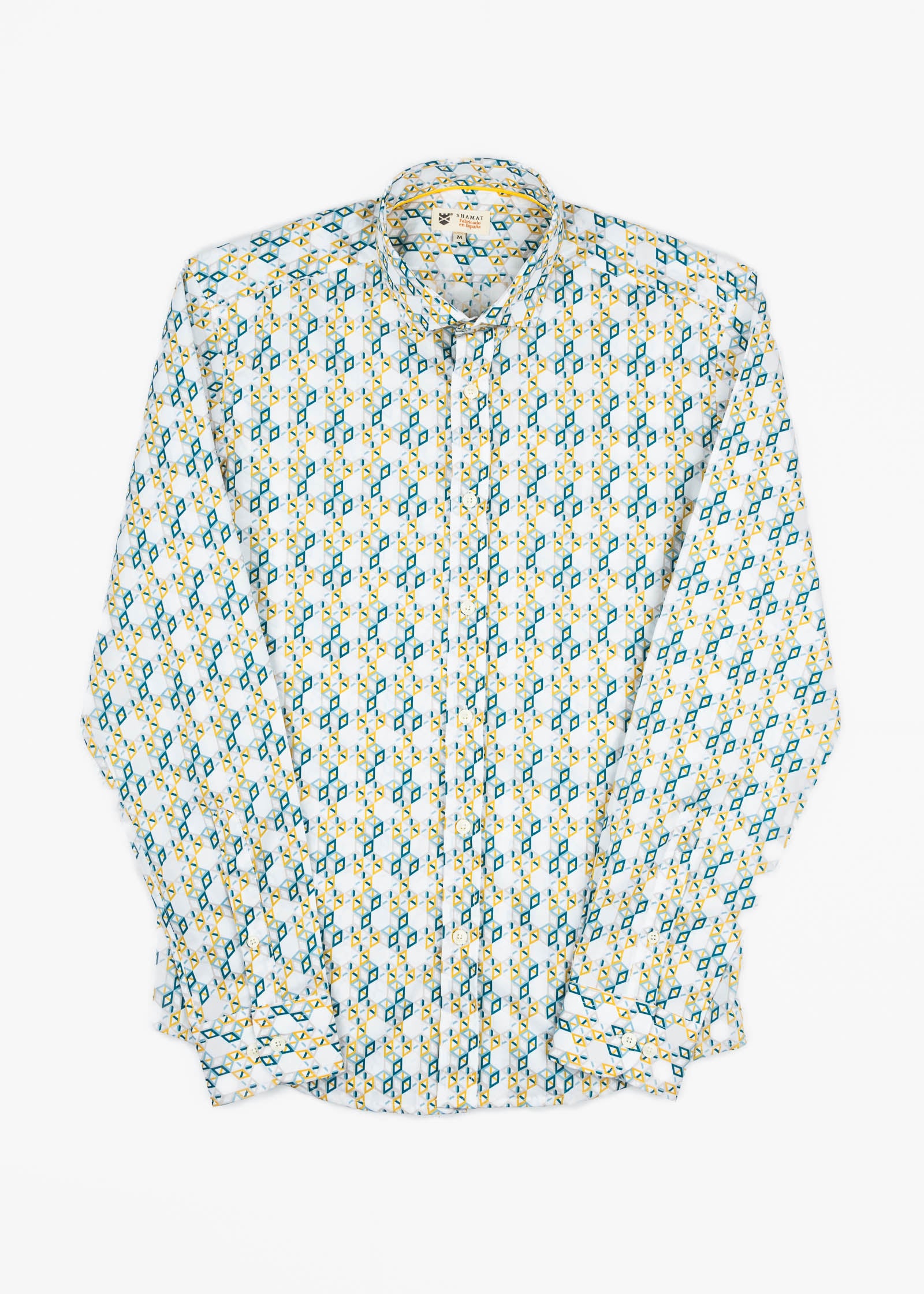 ILLUSION ELASTANE PRINTED SHIRT