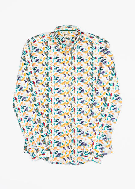PAPAYA ELASTANE PRINTED SHIRT
