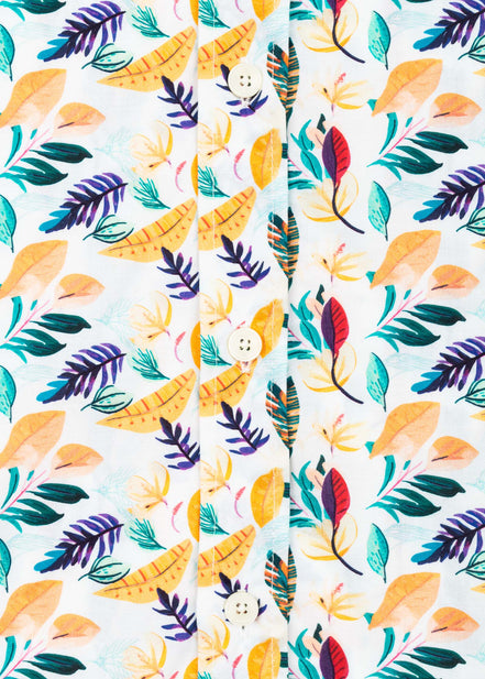 PAPAYA ELASTANE PRINTED SHIRT
