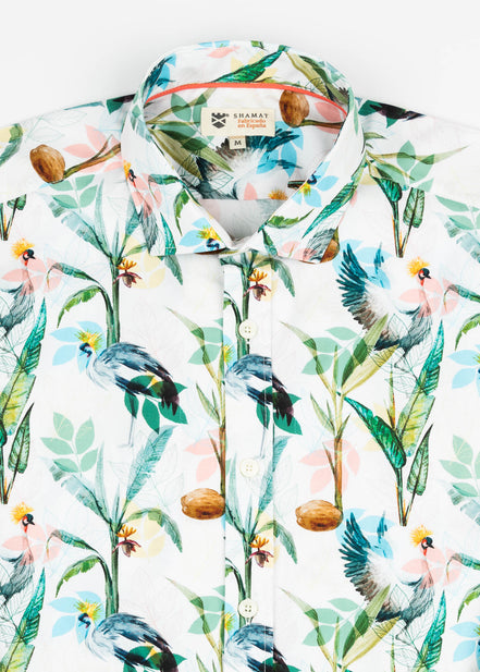 BALEARICA ELASTANE PRINTED SHIRT