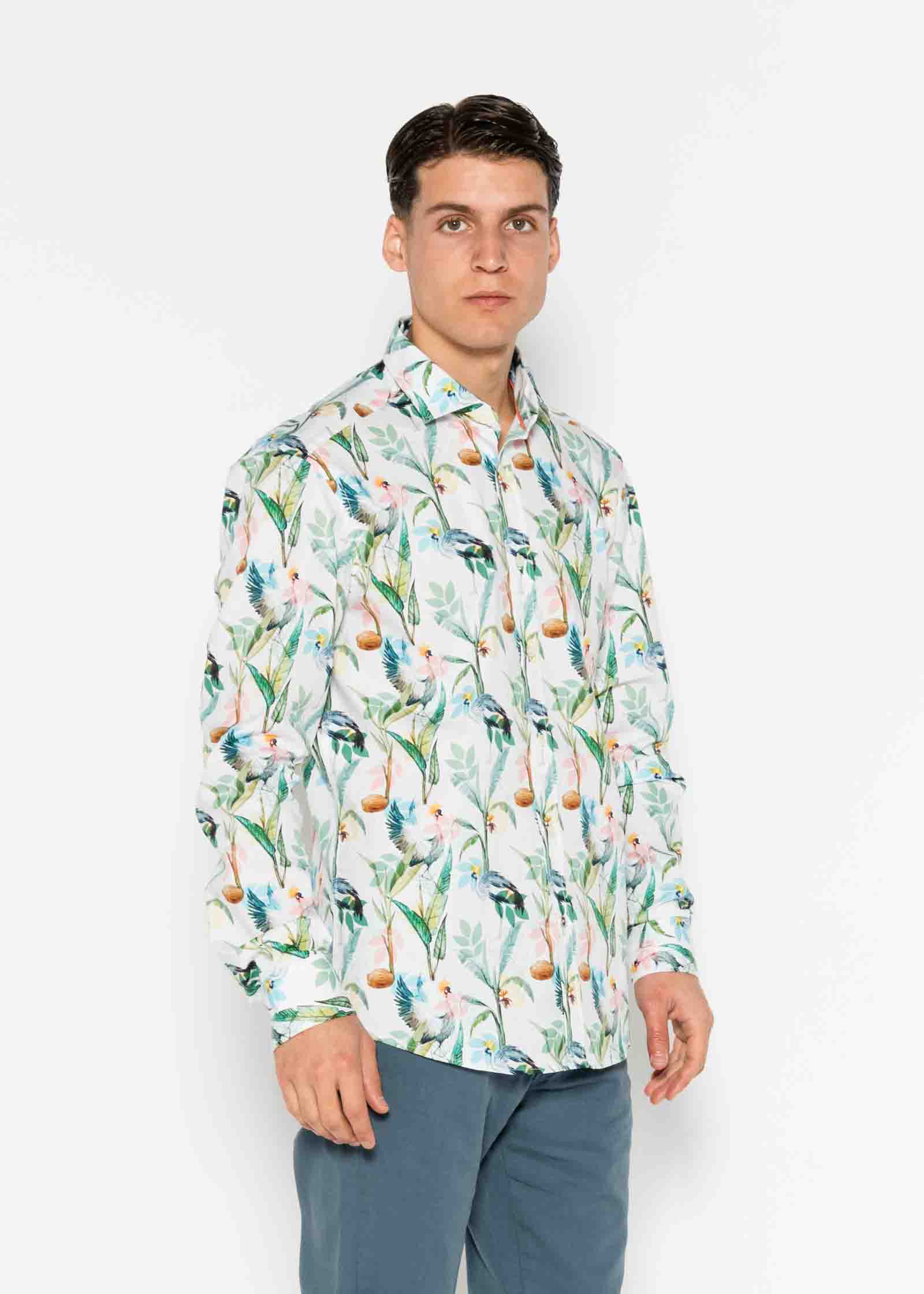 BALEARICA ELASTANE PRINTED SHIRT