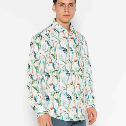 BALEARICA ELASTANE PRINTED SHIRT