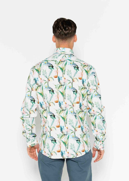 BALEARICA ELASTANE PRINTED SHIRT