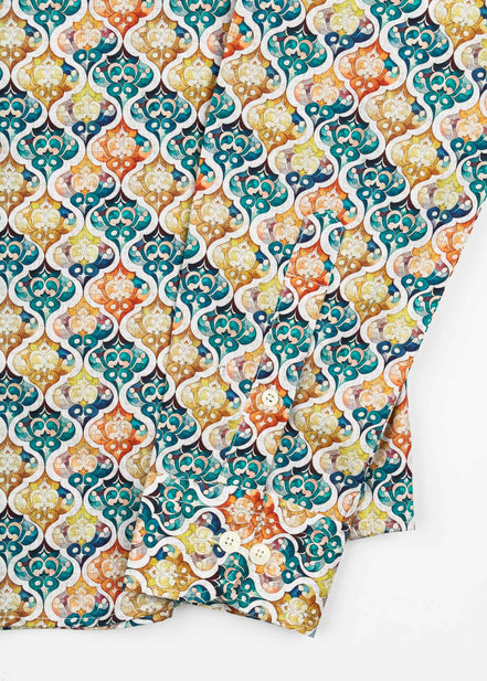 MOROCCO ELASTANE PRINTED SHIRT