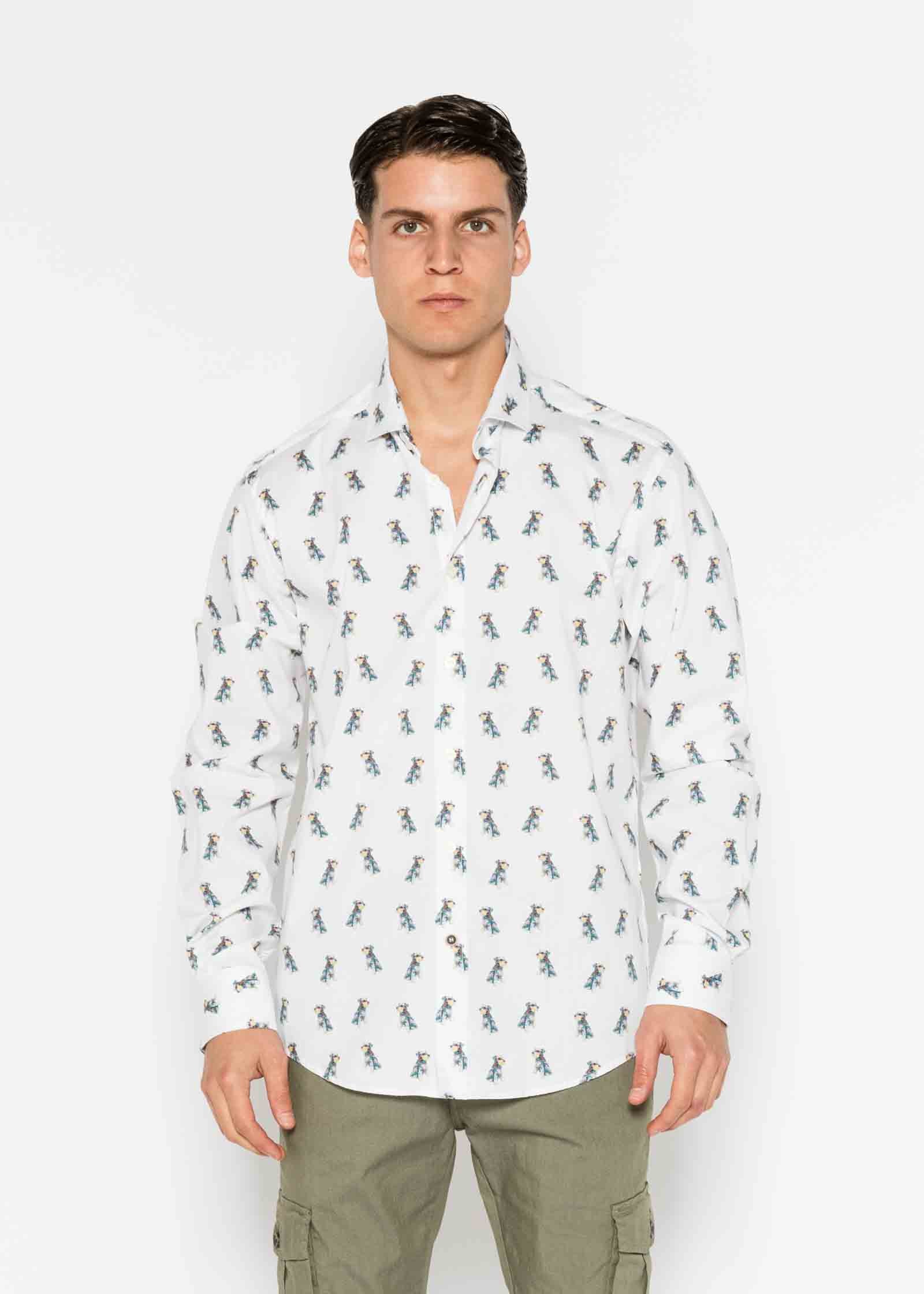 LOYAL ELASTANE PRINTED SHIRT
