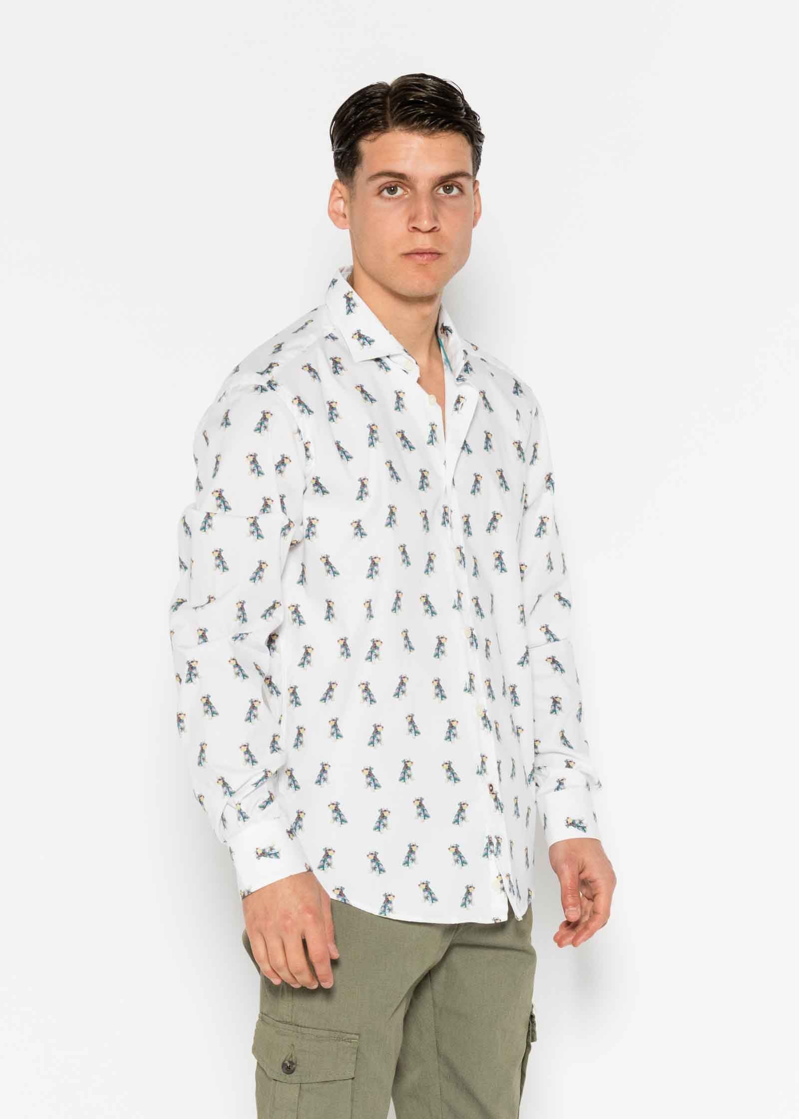 LOYAL ELASTANE PRINTED SHIRT