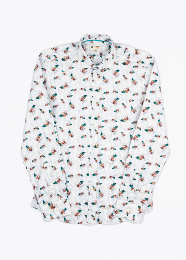 PEKING FEATHERS PRINTED SHIRT