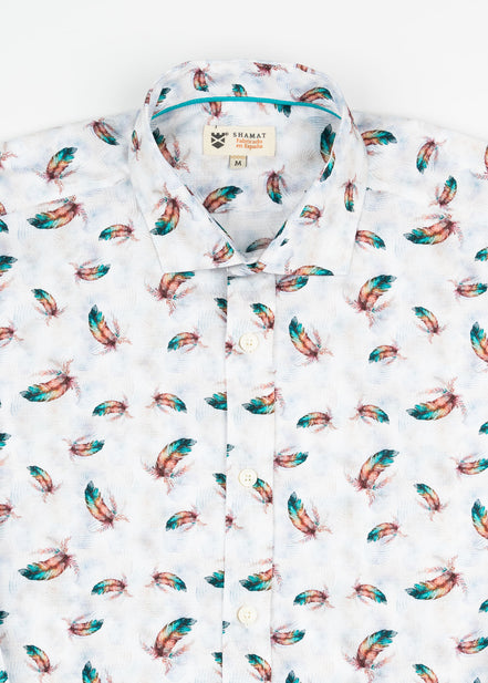 PEKING FEATHERS PRINTED SHIRT