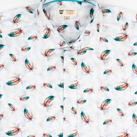PEKING FEATHERS PRINTED SHIRT