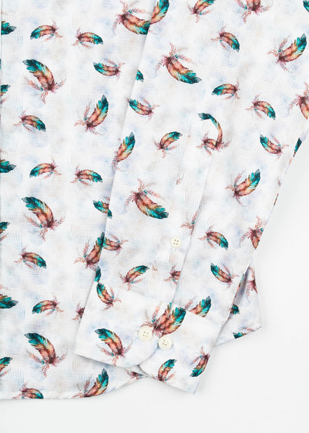 PEKING FEATHERS PRINTED SHIRT