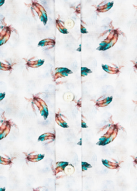 PEKING FEATHERS PRINTED SHIRT