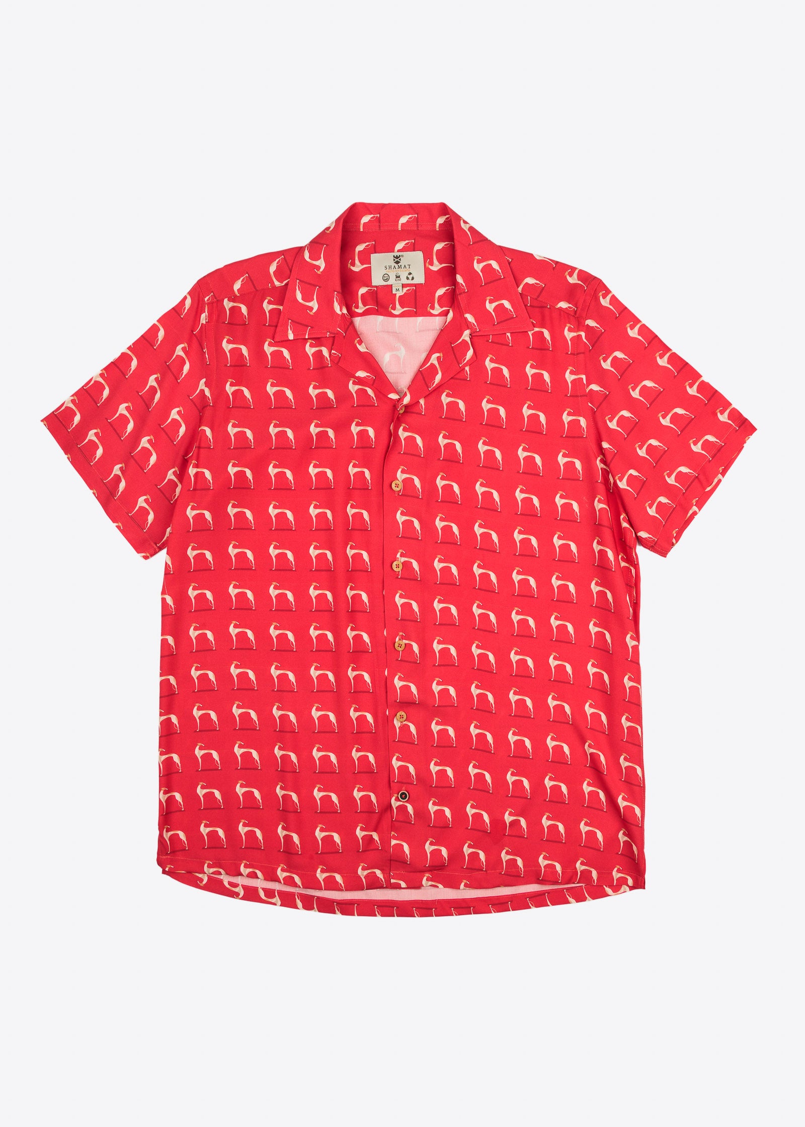 S/S BOWLING VISCOSE GREYHOUND SHIRT