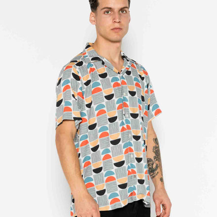 MINIMALIST VISCOSE BOWLING SHIRT