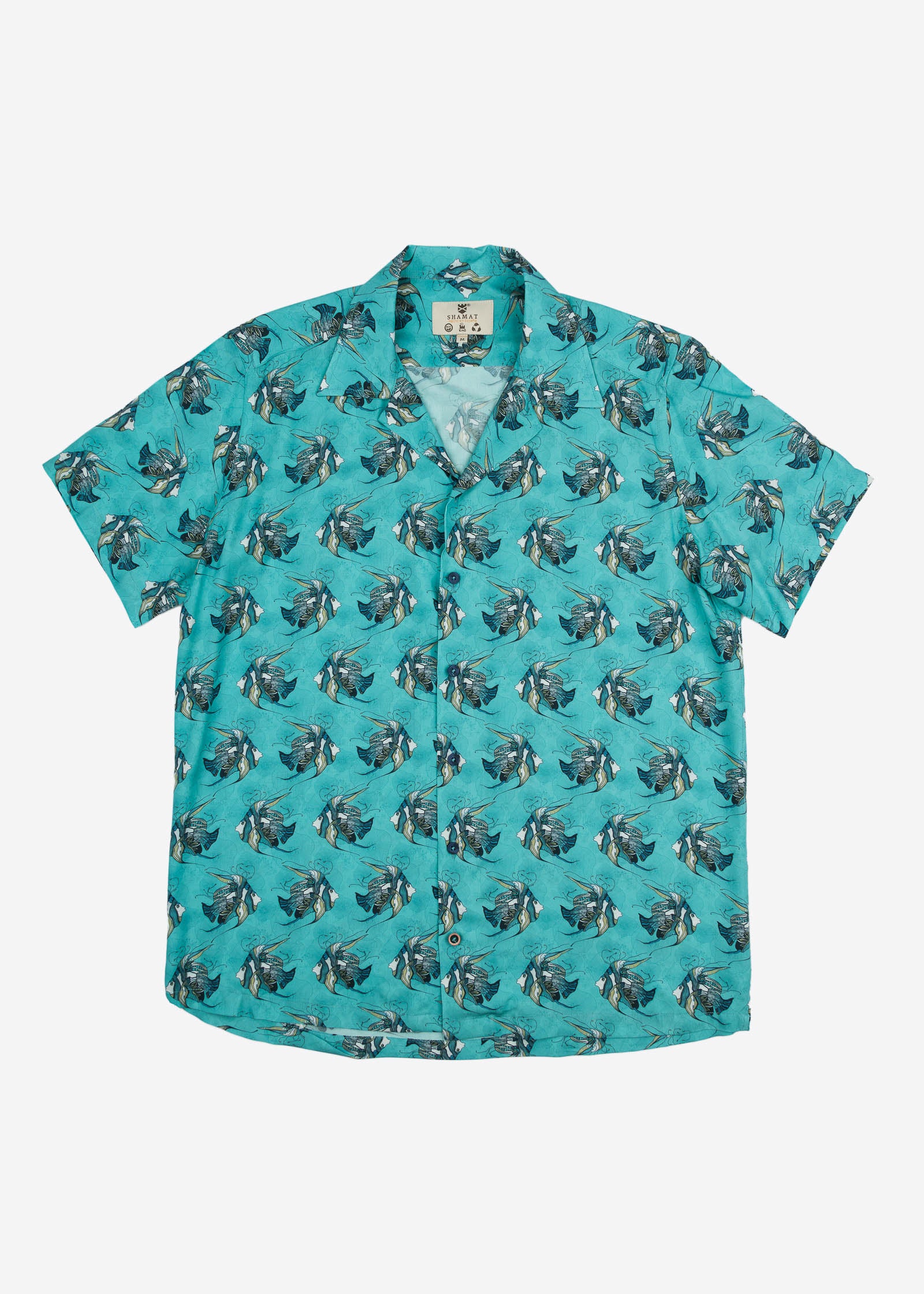 M/C VISCOSE HYPNOTIC BOWLING SHIRT