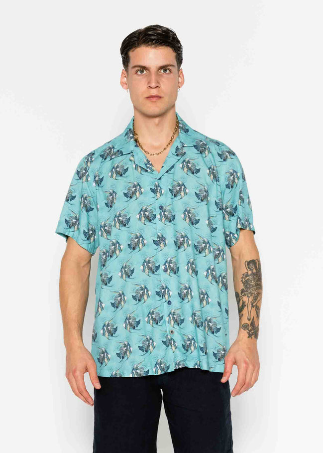 M/C VISCOSE HYPNOTIC BOWLING SHIRT