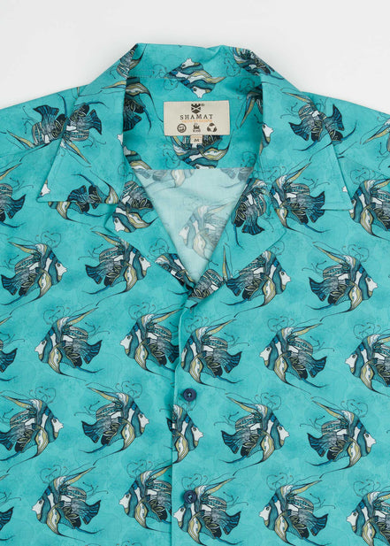 M/C VISCOSE HYPNOTIC BOWLING SHIRT