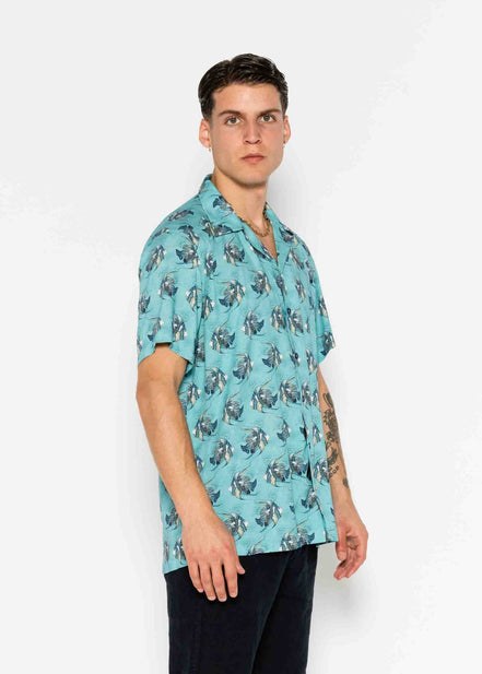 M/C VISCOSE HYPNOTIC BOWLING SHIRT