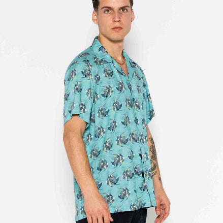 M/C VISCOSE HYPNOTIC BOWLING SHIRT