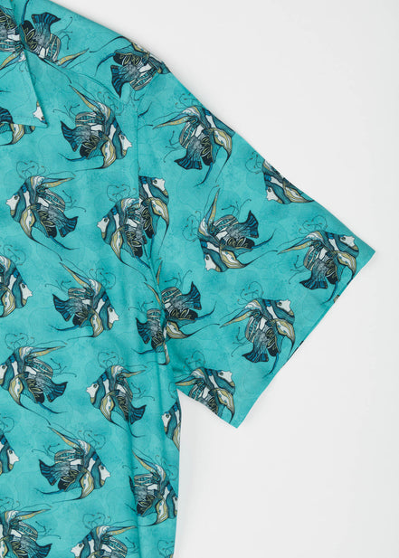 M/C VISCOSE HYPNOTIC BOWLING SHIRT