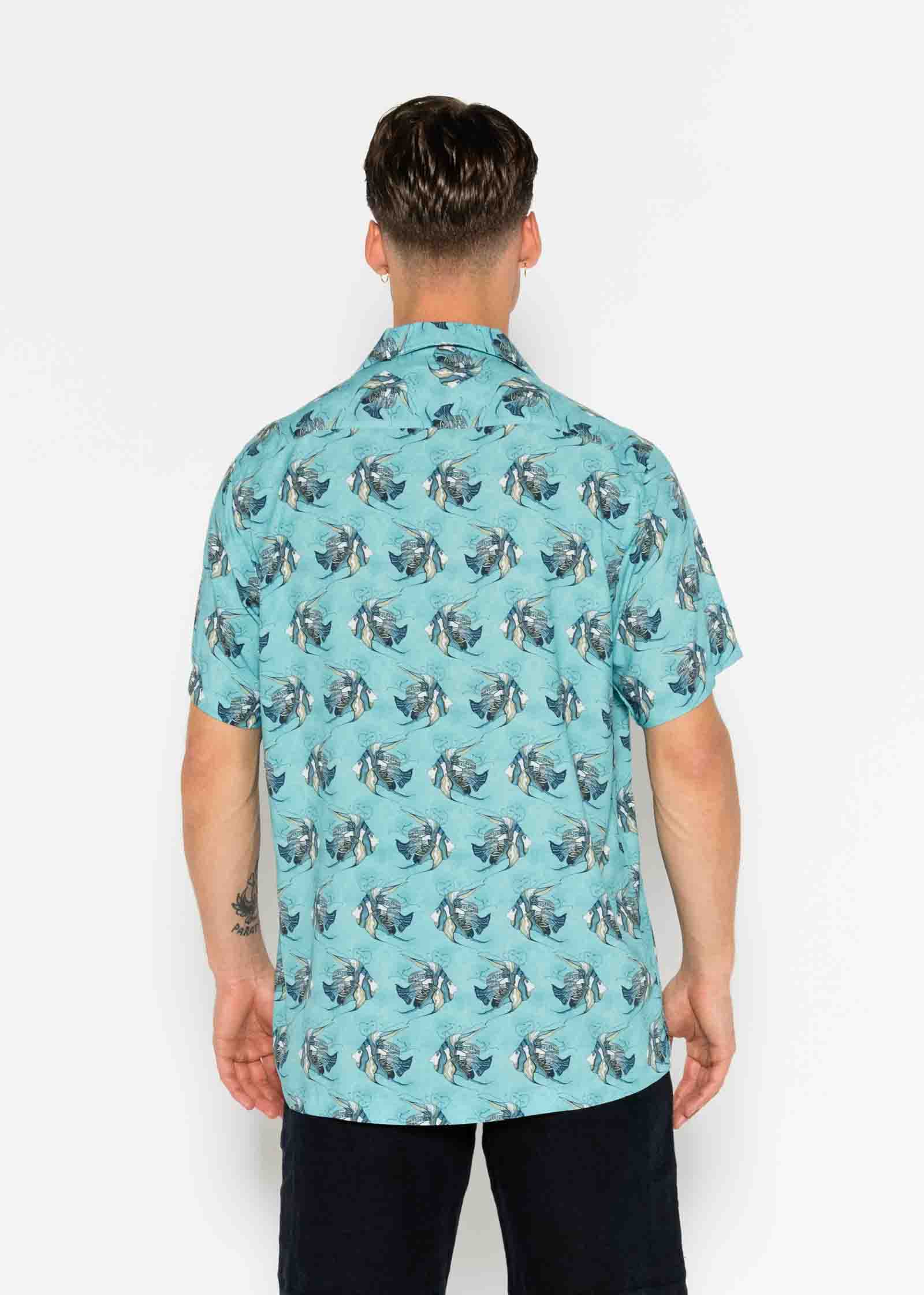 M/C VISCOSE HYPNOTIC BOWLING SHIRT